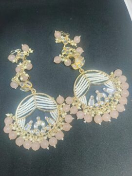 Kundan & Pearl Earrings